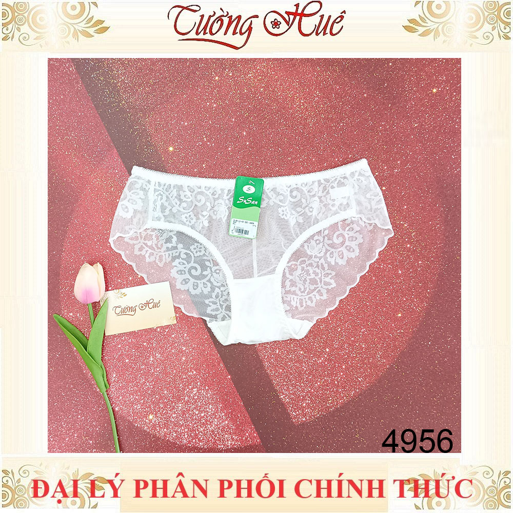 Quần Lót Nữ SuSan 4956 Không Viền May Phối Lưới Form Chuẩn.