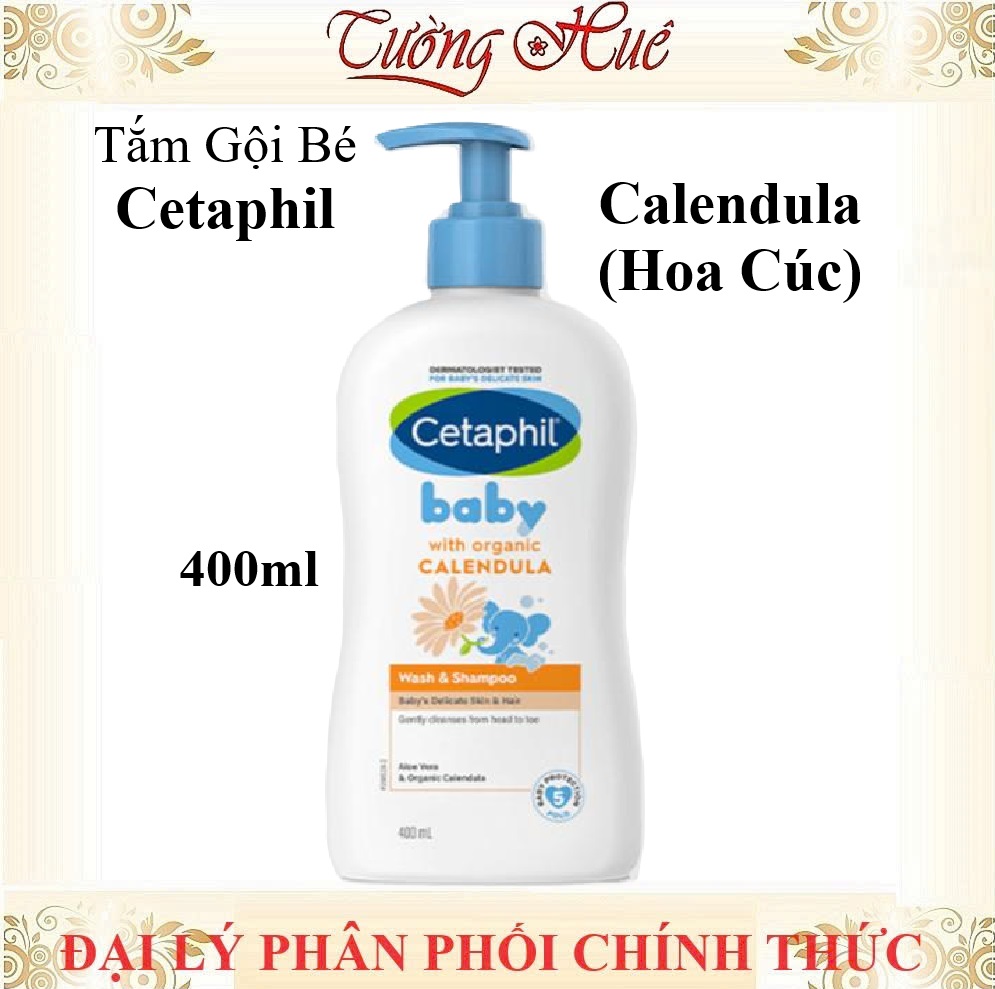 Tắm gội cho bé Cetaphil Calendula Hoa Cúc 230ml - 400ml