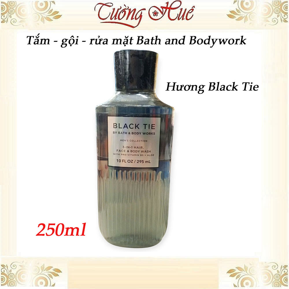 Tắm Gội Rửa Mặt Cho Nam Bath & Body Works 3in1 Hair Face Body Wash - 295ml (Có Lựa Chọn)
