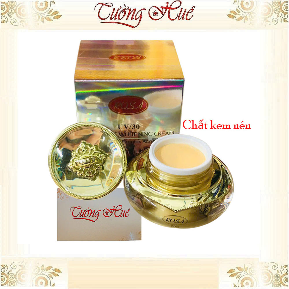 Kem Rosa Hoa Hồng Trắng Da Ngừa Lão Hóa - 20g