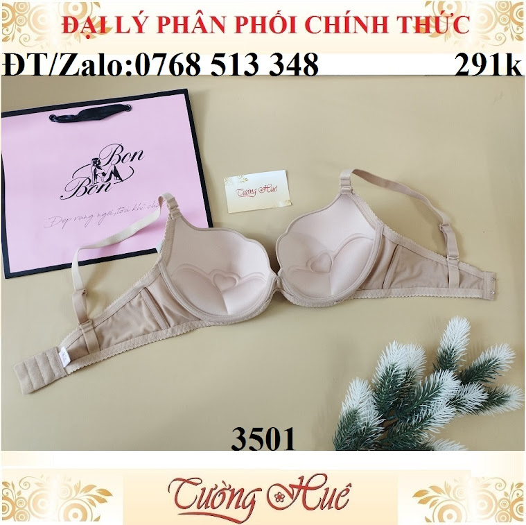 Áo lót nữ Bon Bon BSCB 3501 áo ngực mút mỏng trơn