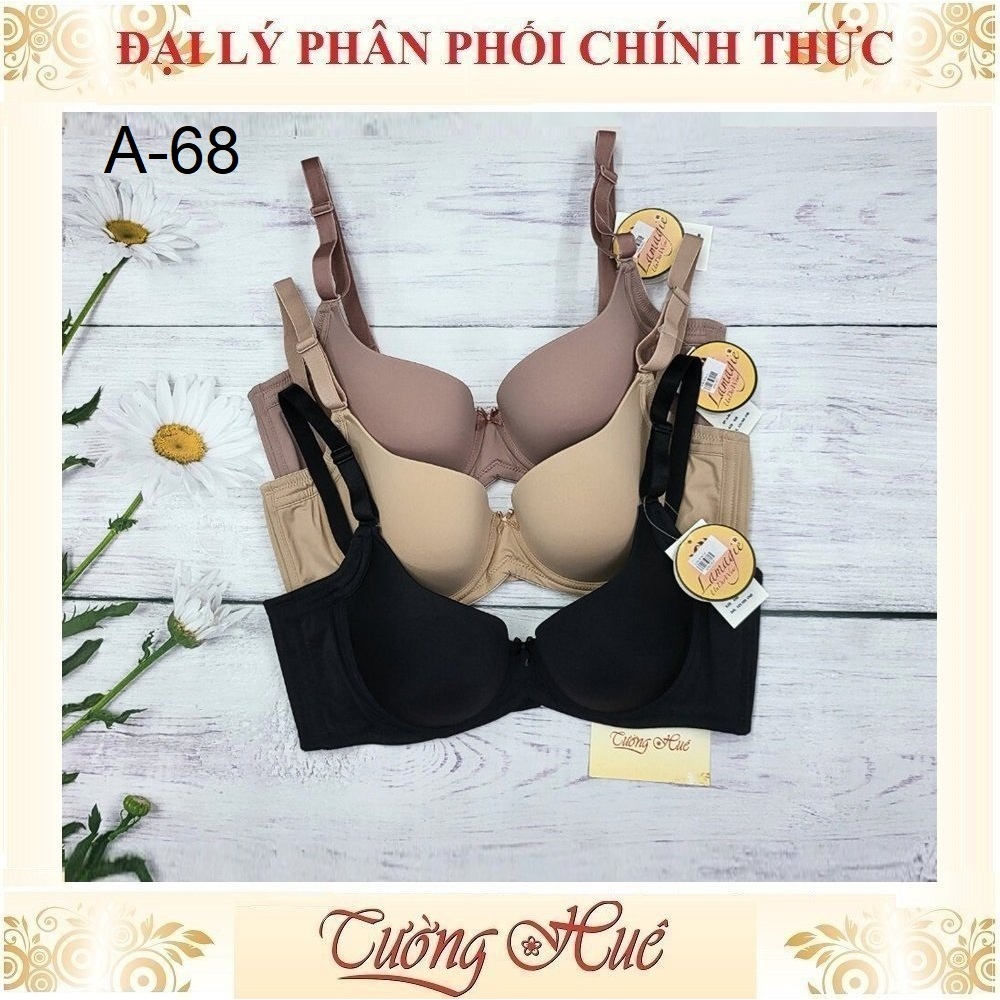Áo lót nữ Lamagie  A68 Có Gọng Trơn Lưng Bảng To Mút Mỏng 1cm
