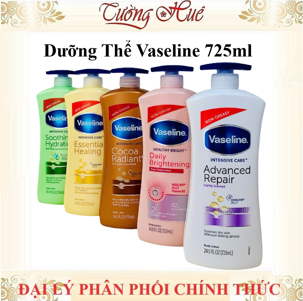 Dưỡng Thể Vaseline Mỹ Nhiều Loại - 725ml