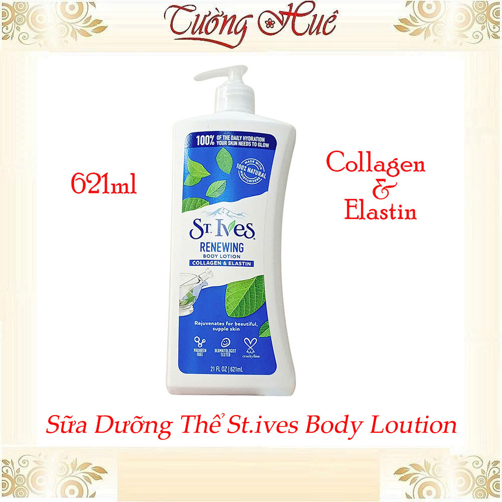 Sữa Dưỡng Thể St.Ives Body Lotion Dưỡng Trắng Da Nhiều Mùi Lựa Chọn - 621ml