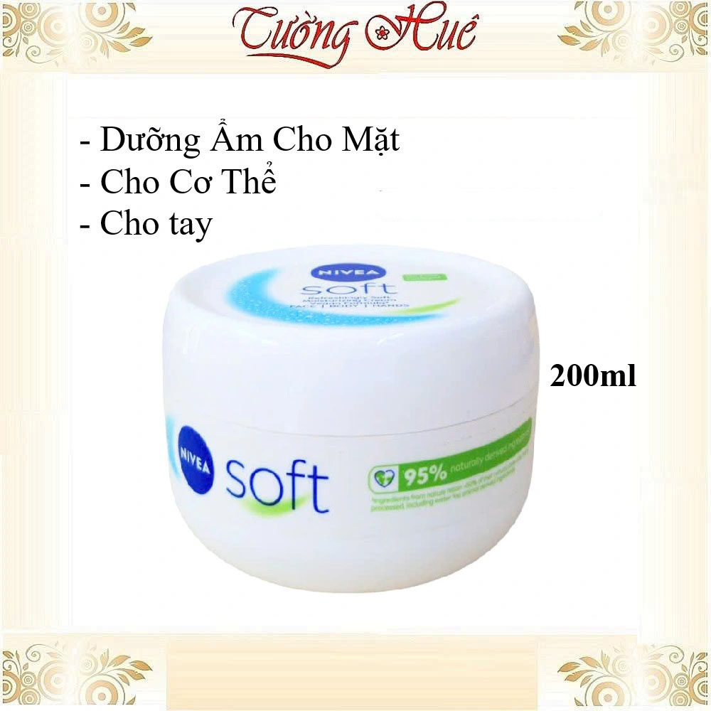 Kem Dưỡng Ẩm Nivea Đức Refreshingly Soft Moisturising Cream - 200ml