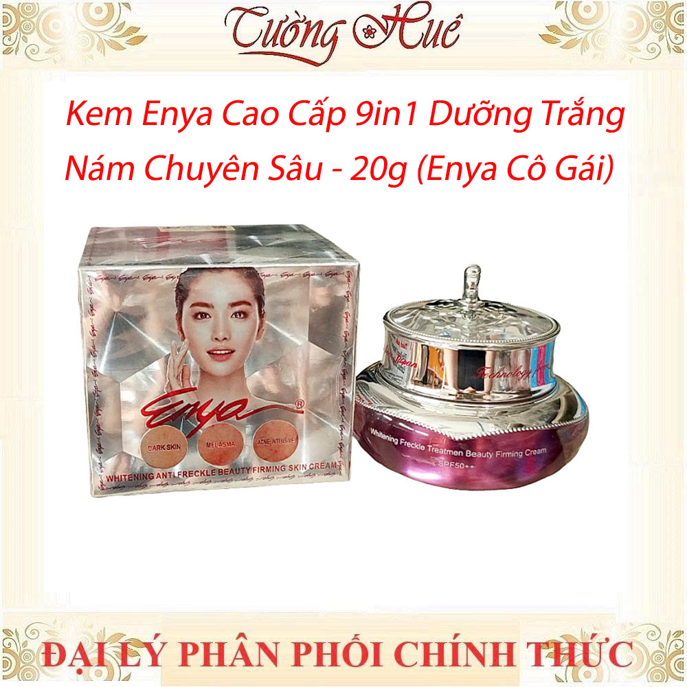Kem Enya Cao Cấp 9in1 Dưỡng Trắng, Nám Chuyên Sâu - 20g (Enya Cô Gái)