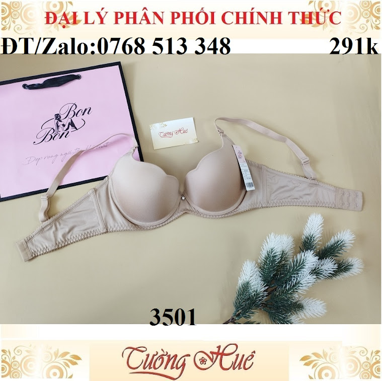 Áo lót nữ Bon Bon BSCB 3501 áo ngực mút mỏng trơn