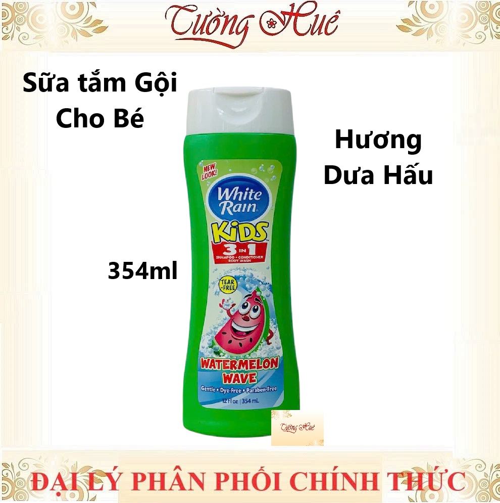 Tắm Gội White Rain Kids 3in1 Cho Bé Nhiều Mùi - 354ml