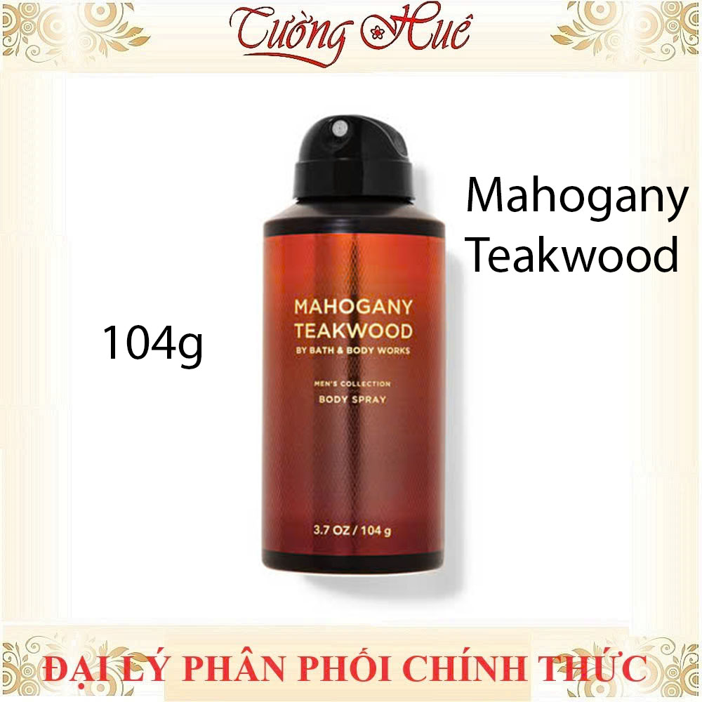 Xịt khử mùi toàn thân Nam Bath & Body Works Bourbon Body Spray 104g - Nhiều mùi lựa chọn