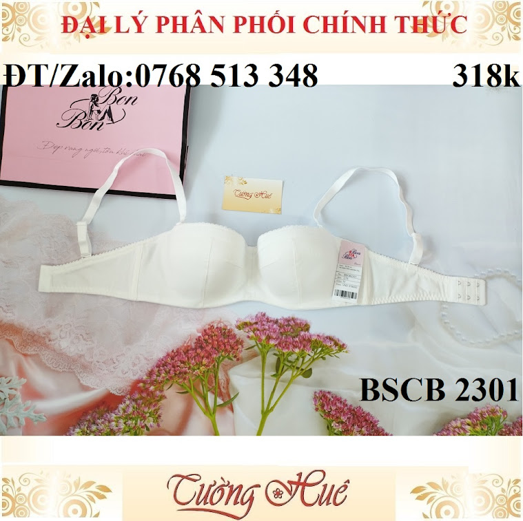 Áo lót nữ Bon Bon BSCB 2301 áo lót mút mỏng, cúp ngang.