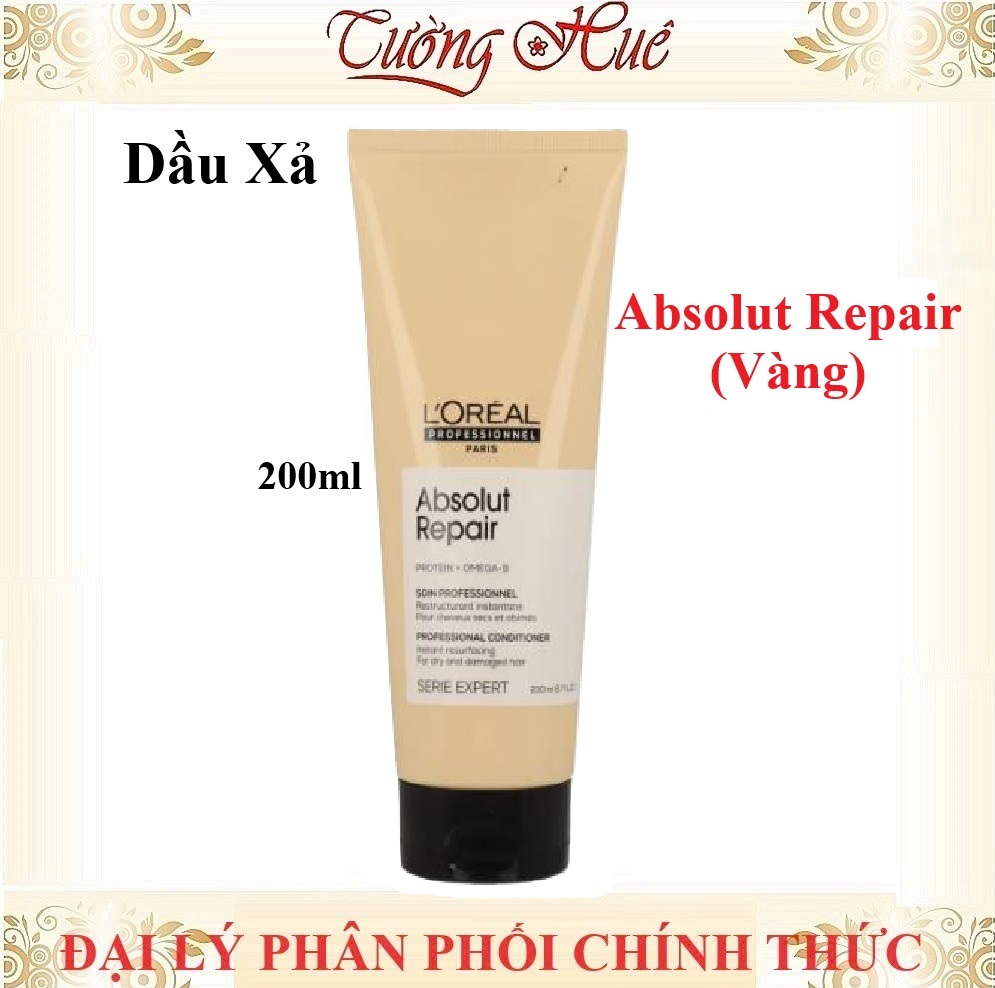 Dầu Xả Chăm Sóc Tóc Hư Tổn Loreal Serie Expert Absolut Repair - Vàng (Có Lựa Chọn)