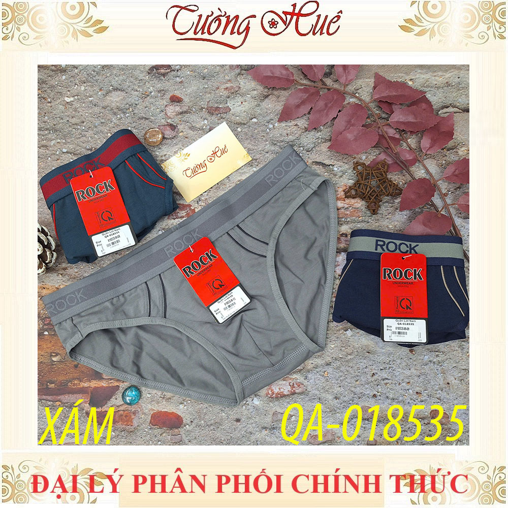 Quần lót nam cao cấp ROCK QA535 hiện đại, cotton 4 chiều co giãn 018535
