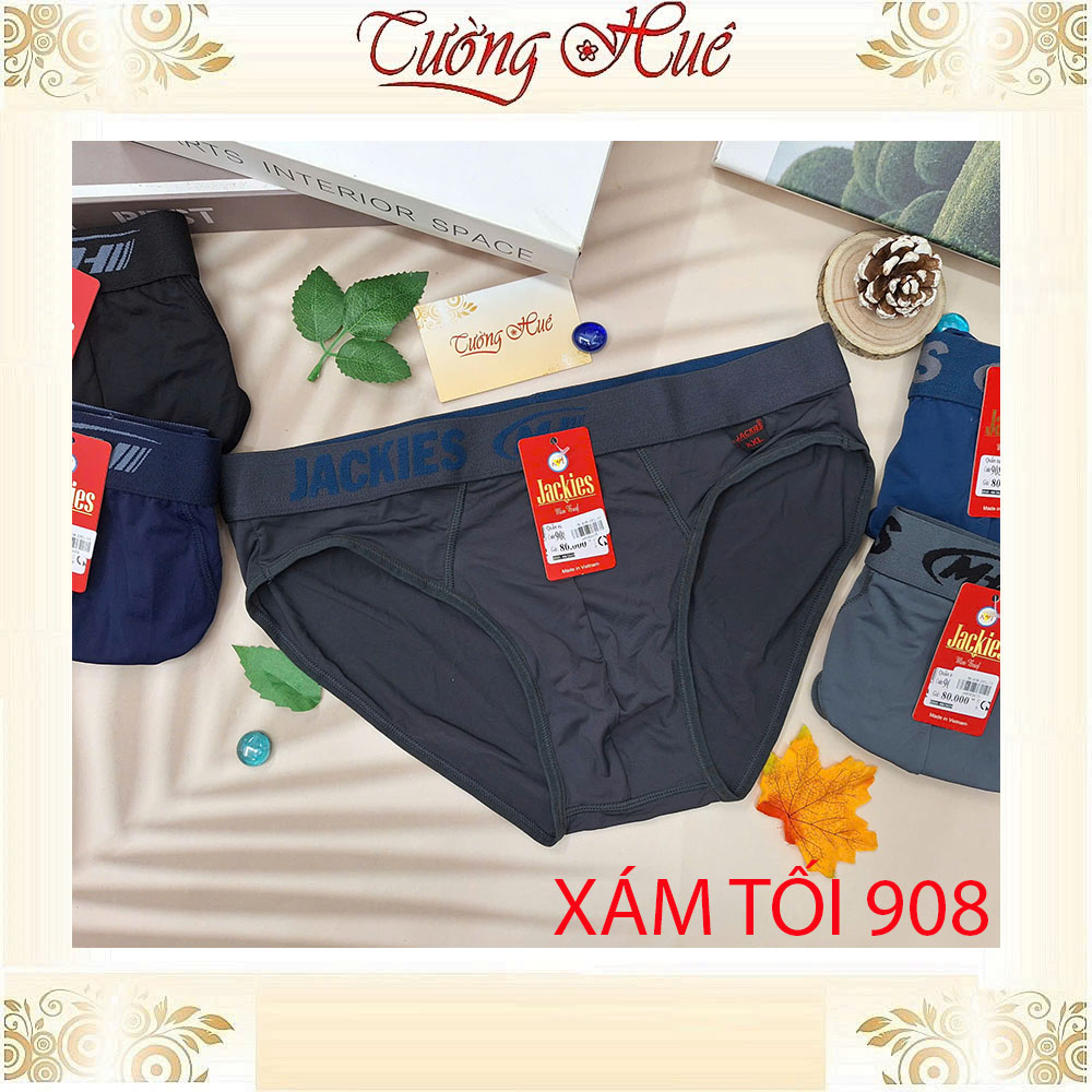 Quần Lót Nam JAKIES 908 Bản Lưng Vừa Ôm Body Thun Lạnh Co Dãn