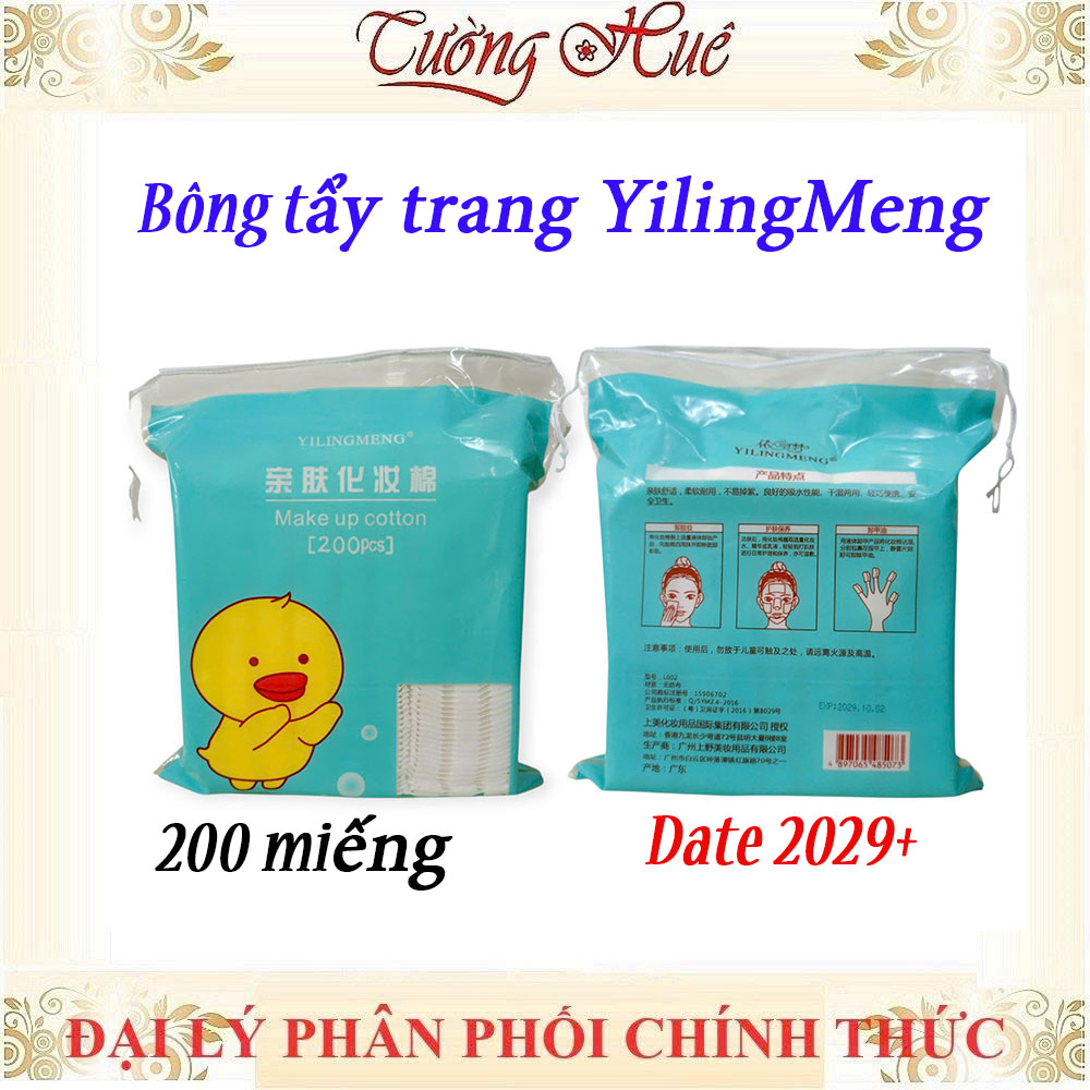 Bông tẩy trang Hàn Quốc YiLingMeng Line friends 200 miếng - MÀU NGẪU NHIÊN