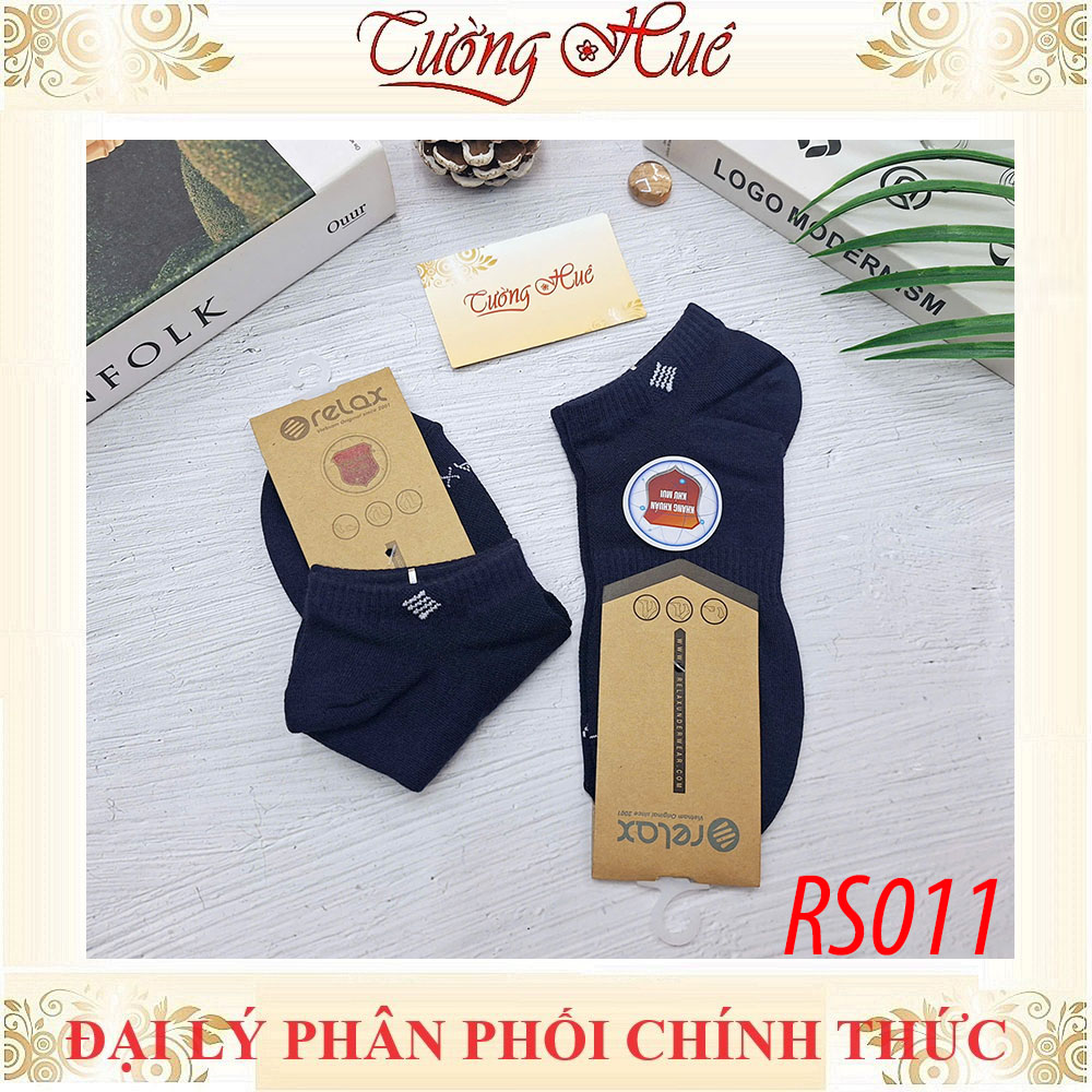 Vớ Nam Relax RS011 Cotton Co Giãn Cổ Thấp