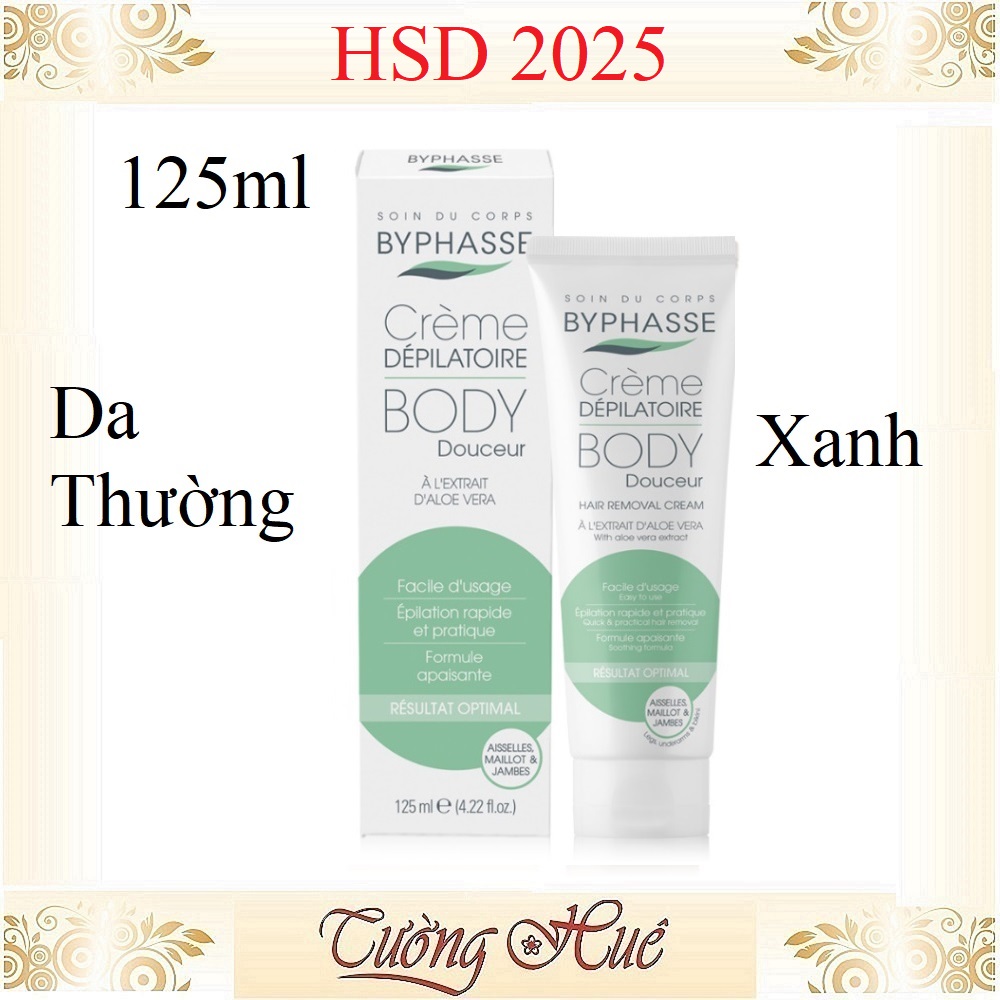 Kem Tẩy Lông Byphasse Hair Removal Cream - 125ml ( Có lựa chọn )