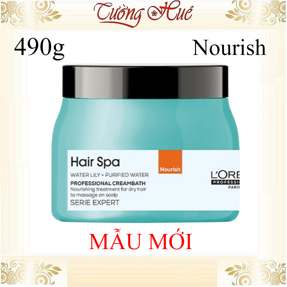Ủ Tóc Phục Hồi Suôn Mượt Loreal Hair Spa - 490g - Xanh