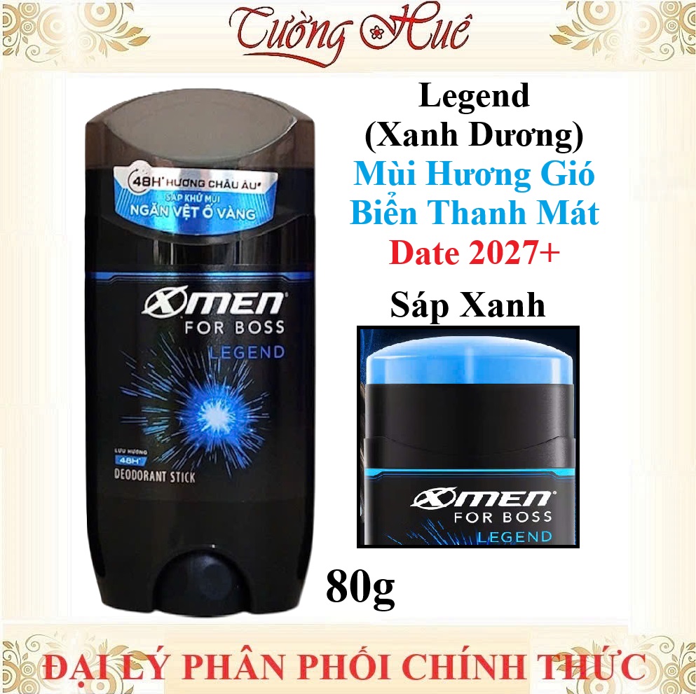 Lăn Sáp Khử Mùi Nam X-Men For Boss 70g - 80g (Nhiều Mùi Lựa Chọn)