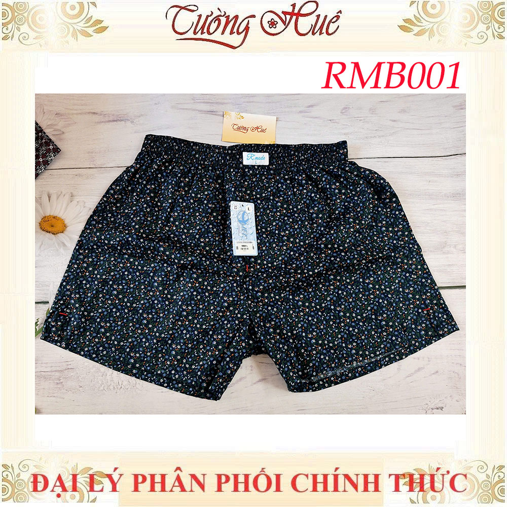 Quần Đùi Nam Mặc Nhà R'Mode RMB001 Kate Thái Mềm Mịn Chống Nhăn Thoáng Mát Họa Tiết Ngẫu Nhiên