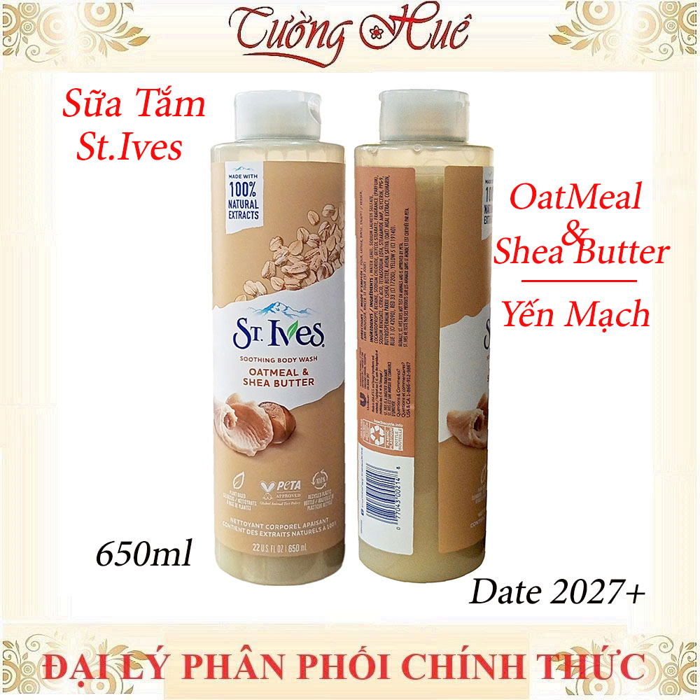 Sữa Tắm St.Ives Body Wash Nhiều Mùi - 650ml / 700ml
