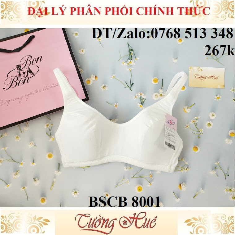 Áo lót nữ Bon Bon BSCB 8001 áo lót mút mỏng, không gọng dáng thể thao.
