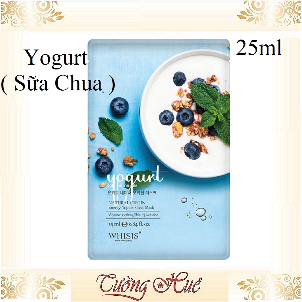 Mặt Nạ Whisis Nature Origin Nhiều Mùi - 25ml