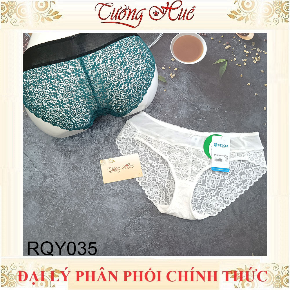 Quần lót nữ Relax RQY035 Phối Ren Không Viền May Lưng Vừa.