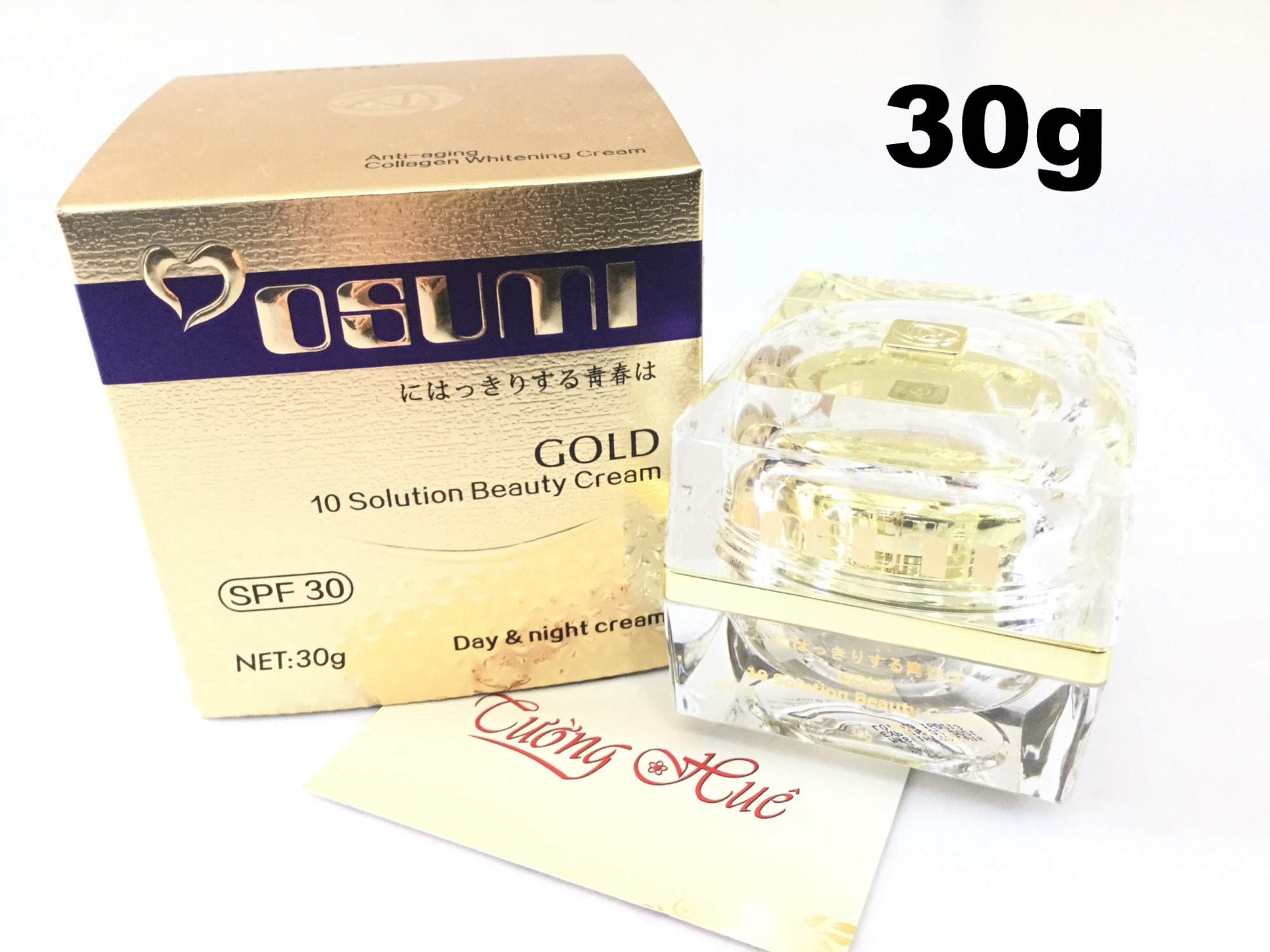 Kem Dưỡng Trắng Da Osumi GOLD 10 Tác Dụng - Vàng.