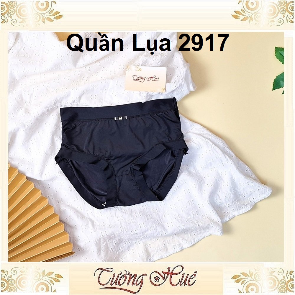 Quần Lót Nữ 2917 Lụa Trơn Lưng Cao.