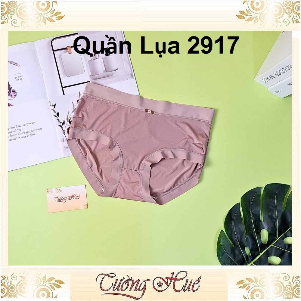 Quần Lót Nữ 2917 Lụa Trơn Lưng Cao.