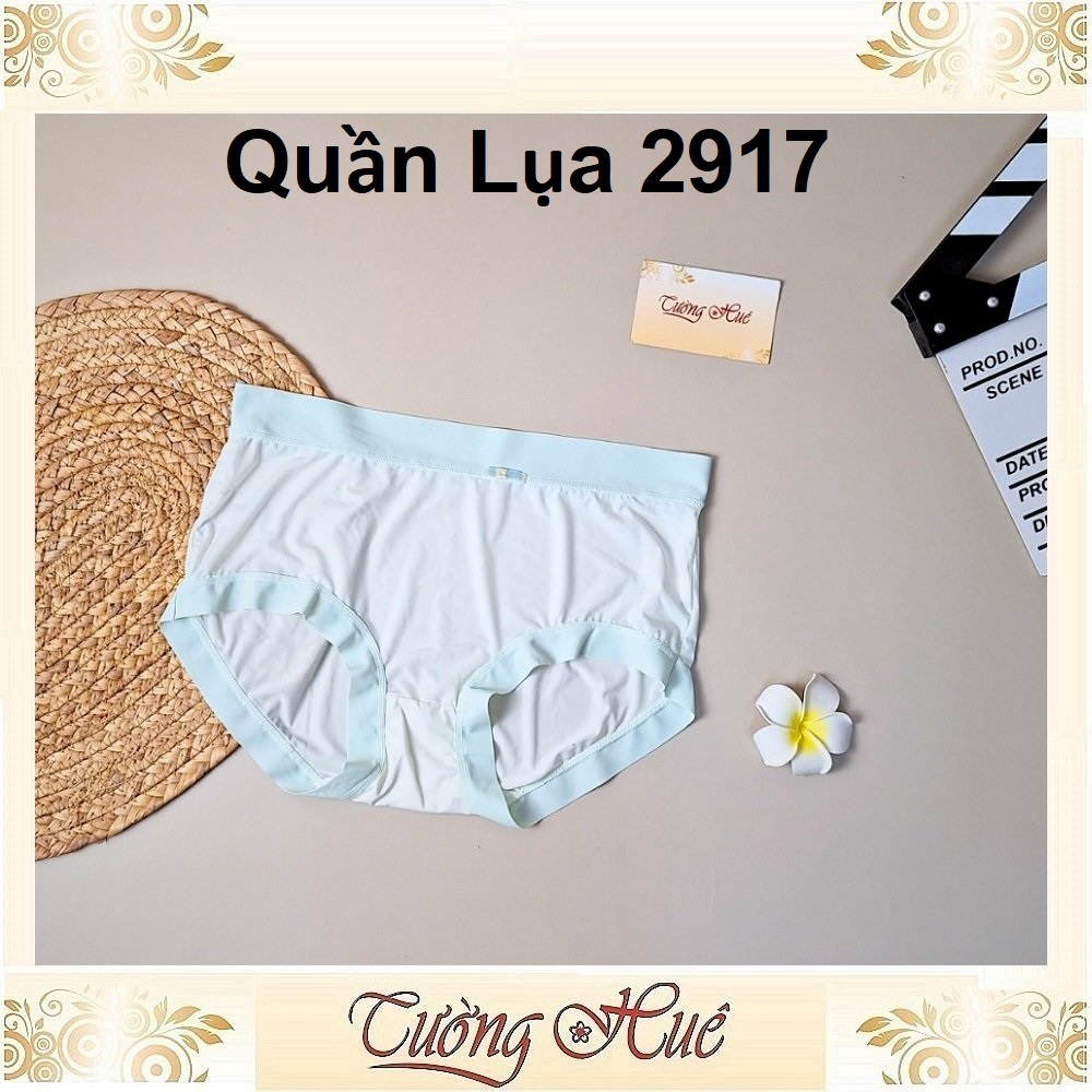 Quần Lót Nữ 2917 Lụa Trơn Lưng Cao.