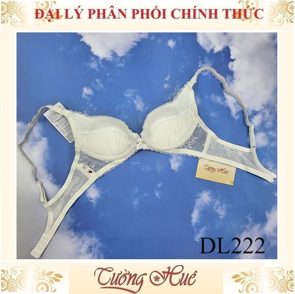 Áo lót nữ Darlin Có Gọng Ren Phối Lưới Mút Mỏng Đệm Tháo Rời DL222.