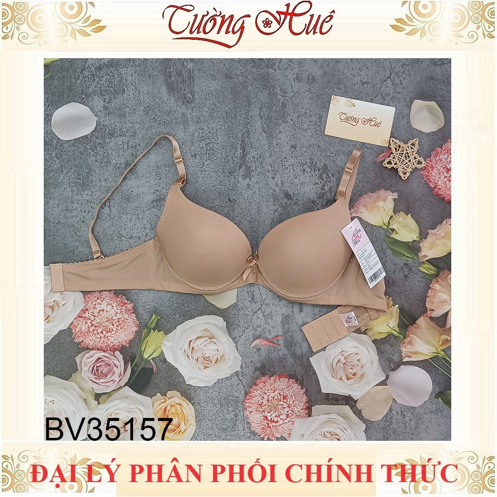 Áo lót nữ Bon Bon BV35157 Có Gọng Trơn Mút Vừa 1.5cm 2 Nức Cài.