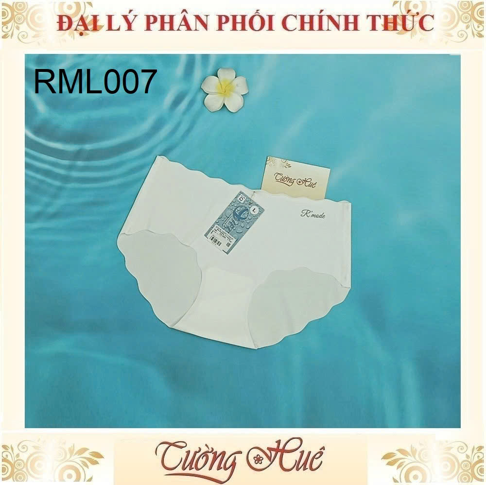 Quần Lót Nữ R'MODE Su Đúc Trơn Gợn Sóng Viền Lưng Vừa RML007.
