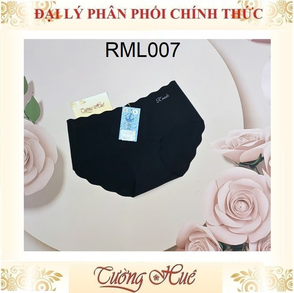 Quần Lót Nữ R'MODE Su Đúc Trơn Gợn Sóng Viền Lưng Vừa RML007.