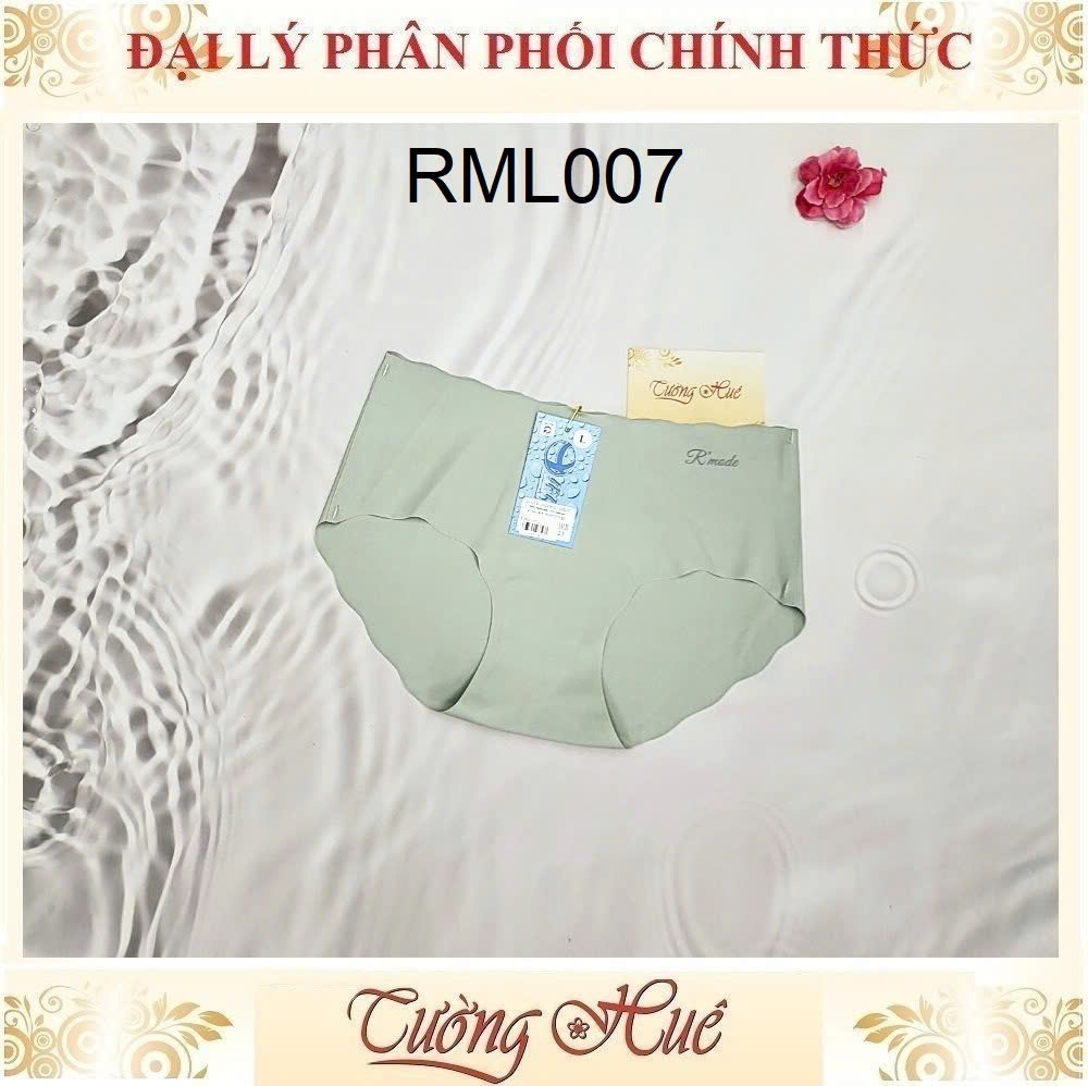 Quần Lót Nữ R'MODE Su Đúc Trơn Gợn Sóng Viền Lưng Vừa RML007.