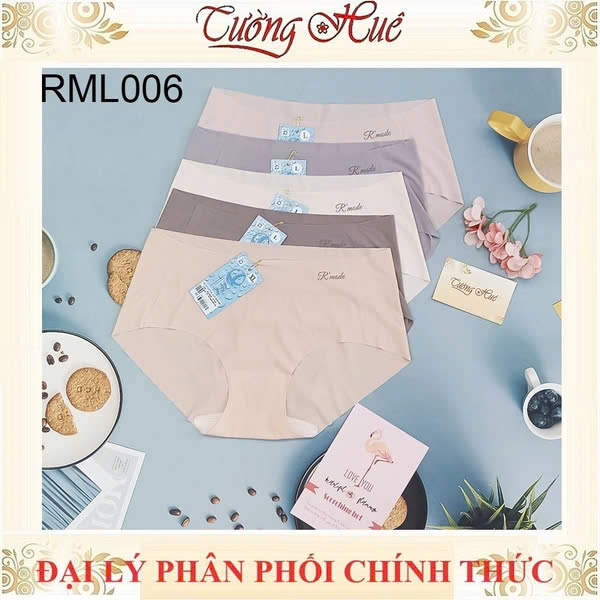 Quần Lót Nữ R'MODE RML006 Chất Su Gân Ôm Mông Lưng Vừa Không Đường Viền