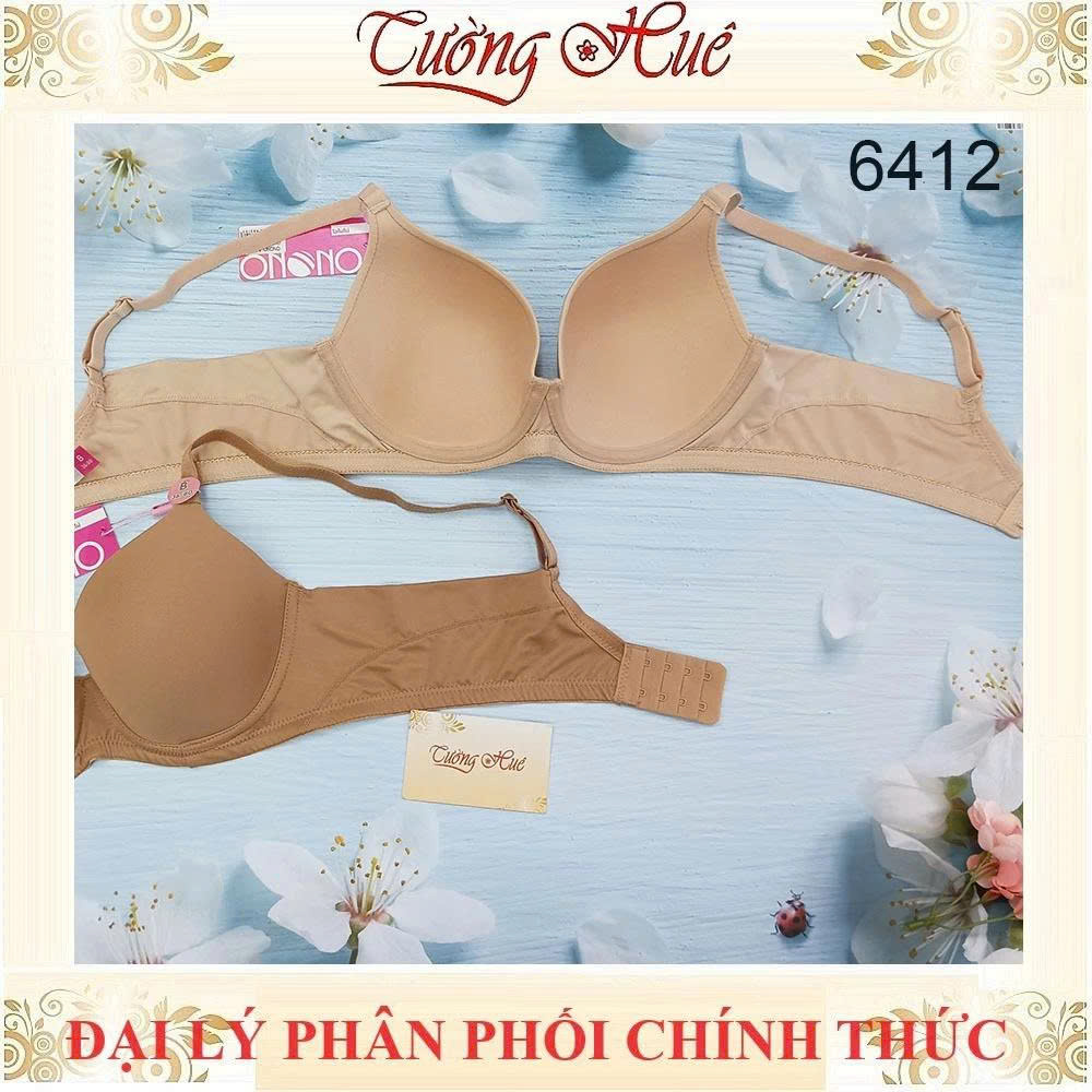 Áo Lót Nữ Thái Lan ONONO NB6412 Áo lót có gọng màu trơn mút siêu mỏng 4 nấc cài.