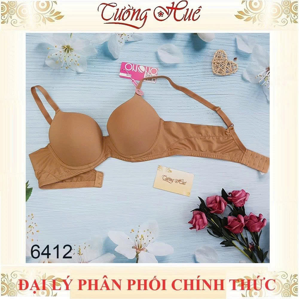 Áo Lót Nữ Thái Lan ONONO NB6412 Áo lót có gọng màu trơn mút siêu mỏng 4 nấc cài.