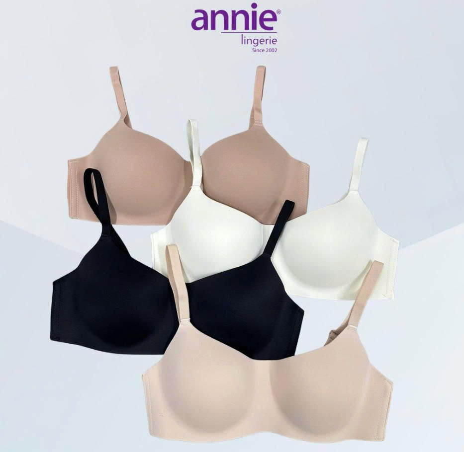 Áo Lót Nữ annie Bra 8552 Không Gọng Su Đúc Cao Cấp Mút Mỏng Mềm Mịn Không Viền