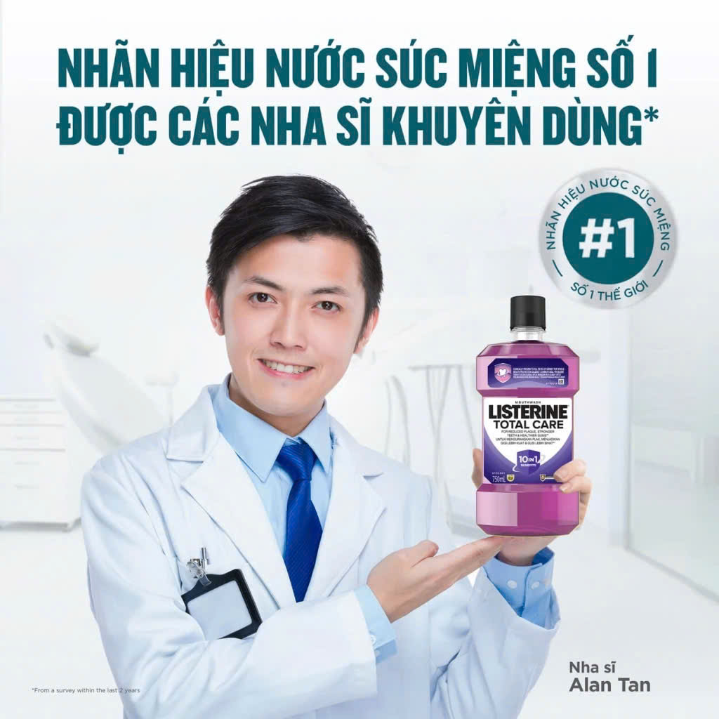 Nước Súc Miệng Diệt Khuẩn Listerine - 250ml (Có Lựa Chọn)