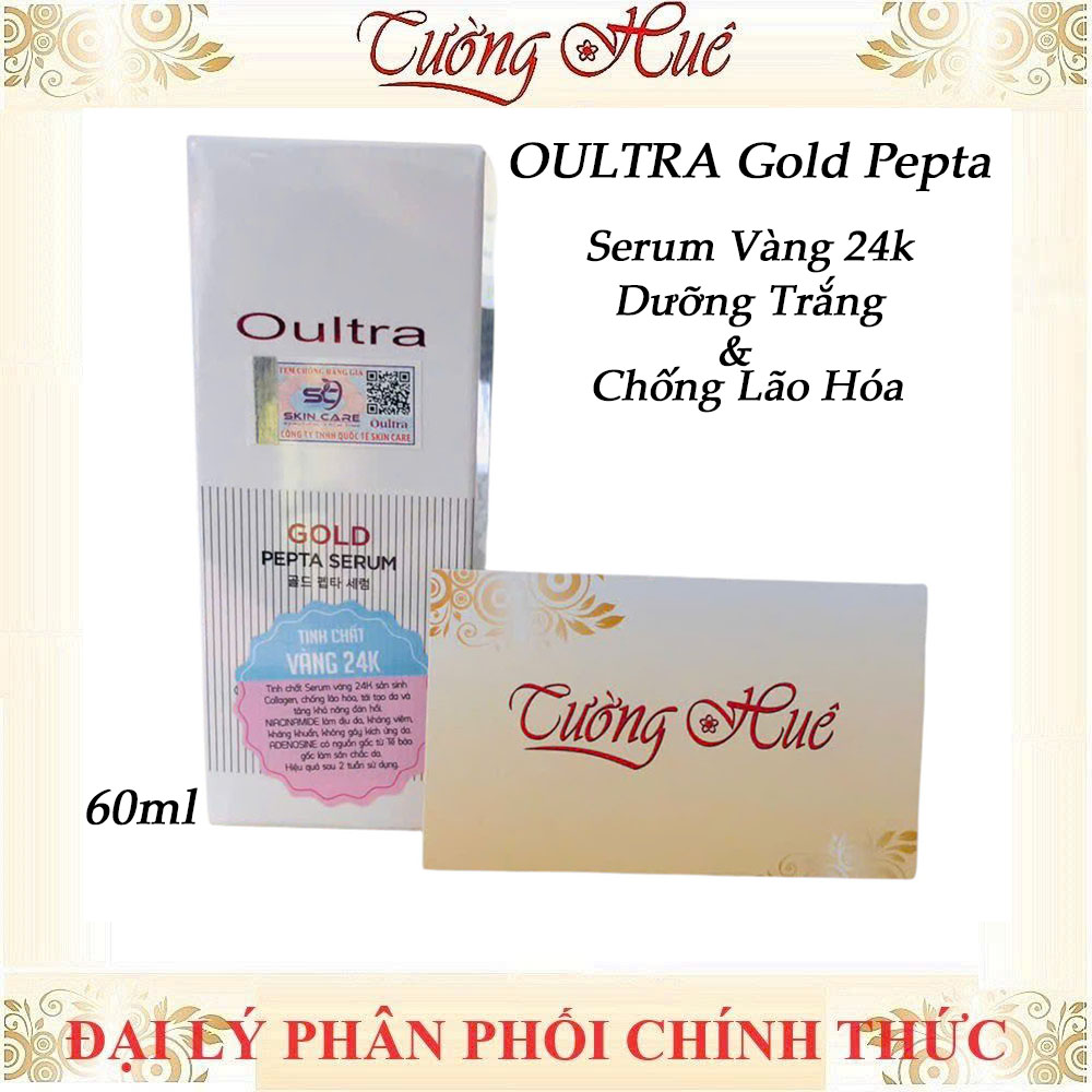 OULTRA Tinh Chất Serum Vàng 24k Dưỡng Trắng Chống Lão Hóa Dưỡng Ẩm Hàn Quốc 60ml