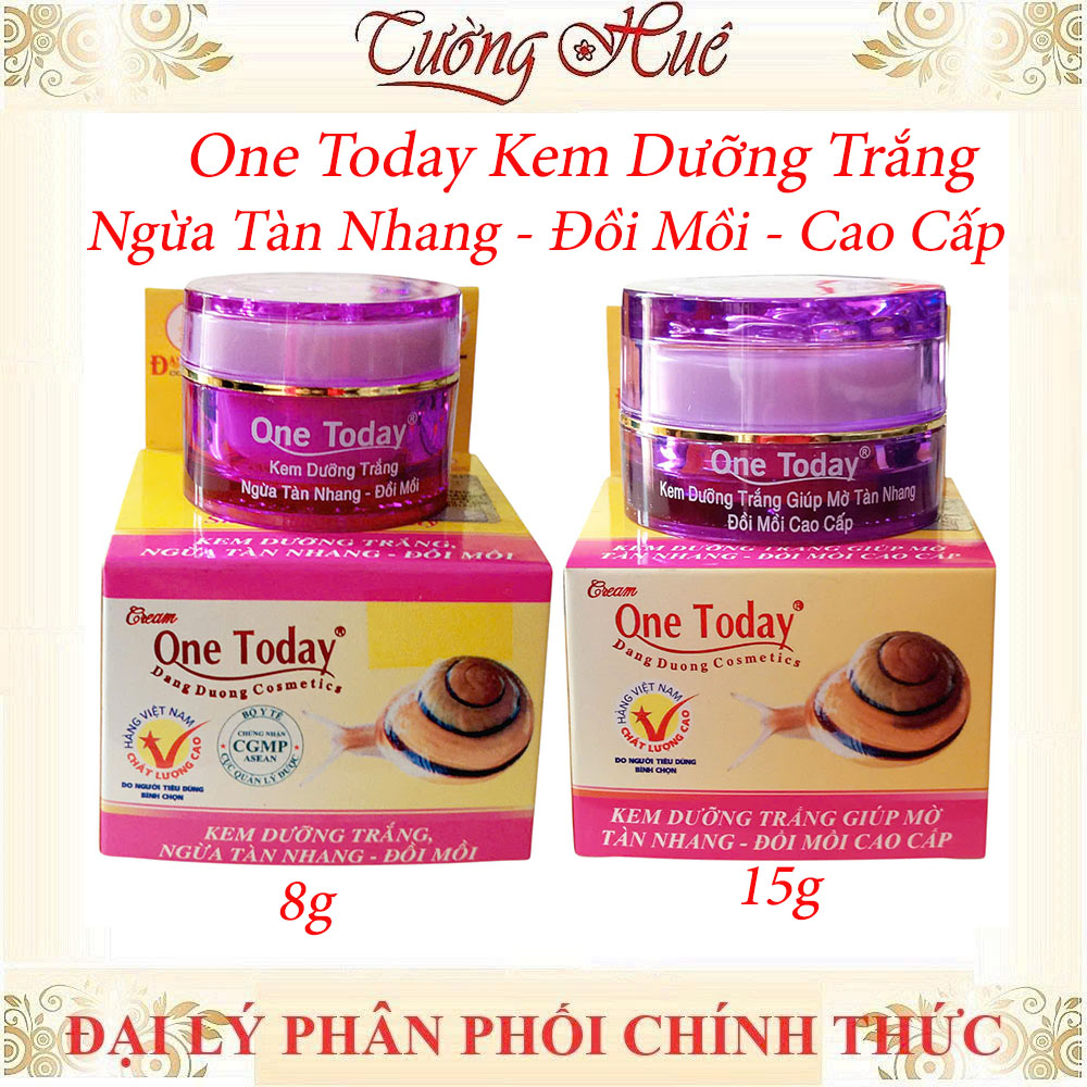 Kem One Today Dưỡng Trắng Ngừa Tàn Nhang Đồi Mồi -Cao cấp- 8g và 15g