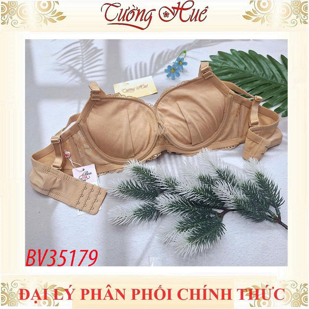 Áo lót nữ Bon Bon BV35179 siêu dày cúp 3/4 full ren
