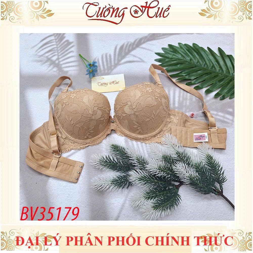 Áo lót nữ Bon Bon BV35179 siêu dày cúp 3/4 full ren