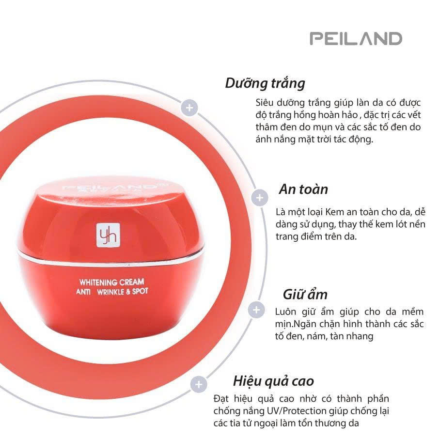 Kem Dưỡng Peiland Trắng Da, Ngừa Nếp Nhăn 20g - Cam