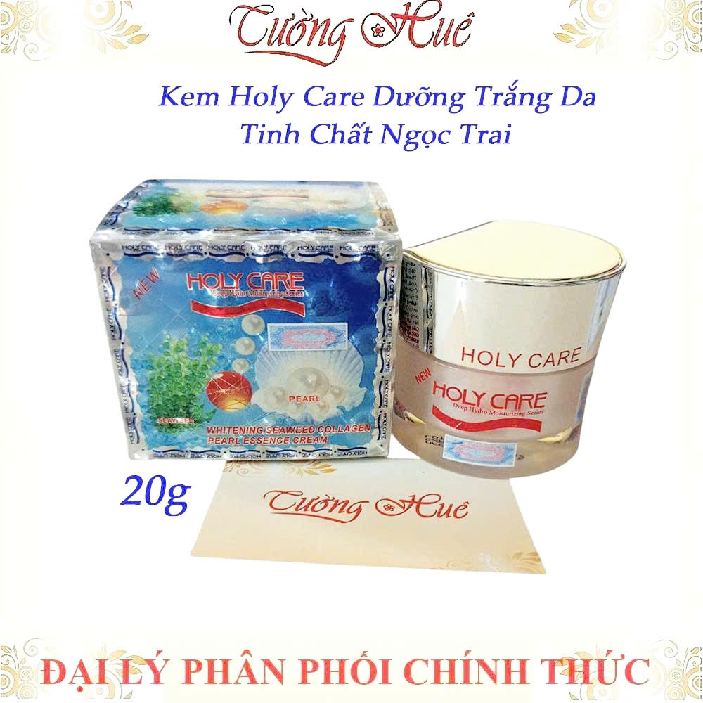 Kem Holy Care Dưỡng Trắng Da Tảo Biển Collagen Tinh Chất Ngọc Trai - 20g