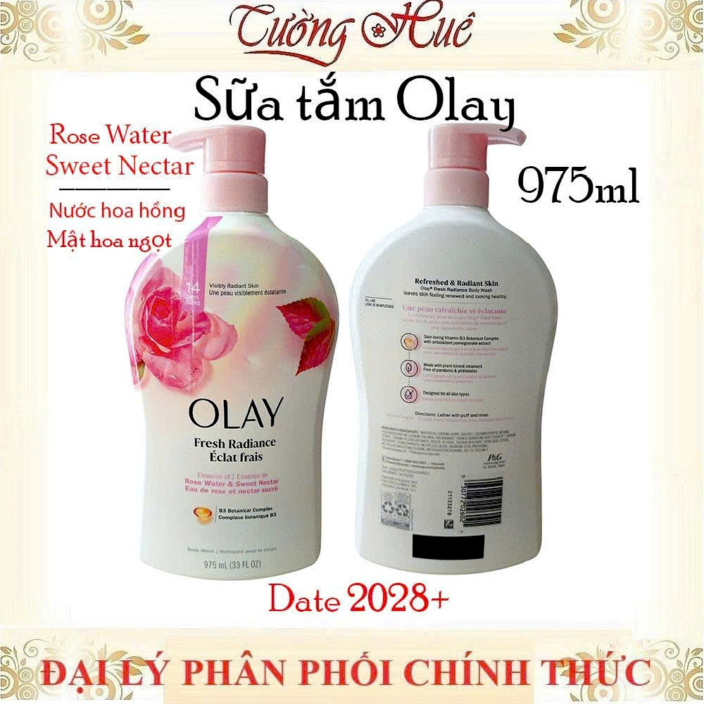 Tắm Olay Dưỡng Ẩm Body Wash Nhiều Mùi Hương Lựa Chọn - 975ml