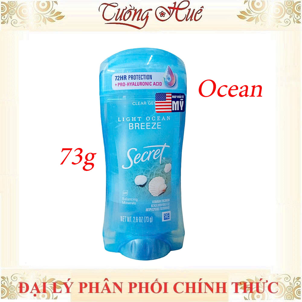 Lăn Khử Mùi Nữ Secret Clear Gel Nhiều Mùi Hương - 73g
