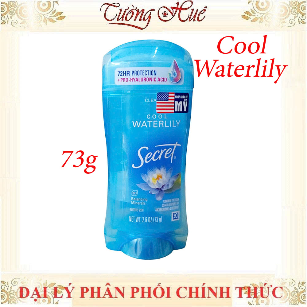 Lăn Khử Mùi Nữ Secret Clear Gel Nhiều Mùi Hương - 73g